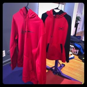 Nike and underarmor men’s hooded sweatshirts